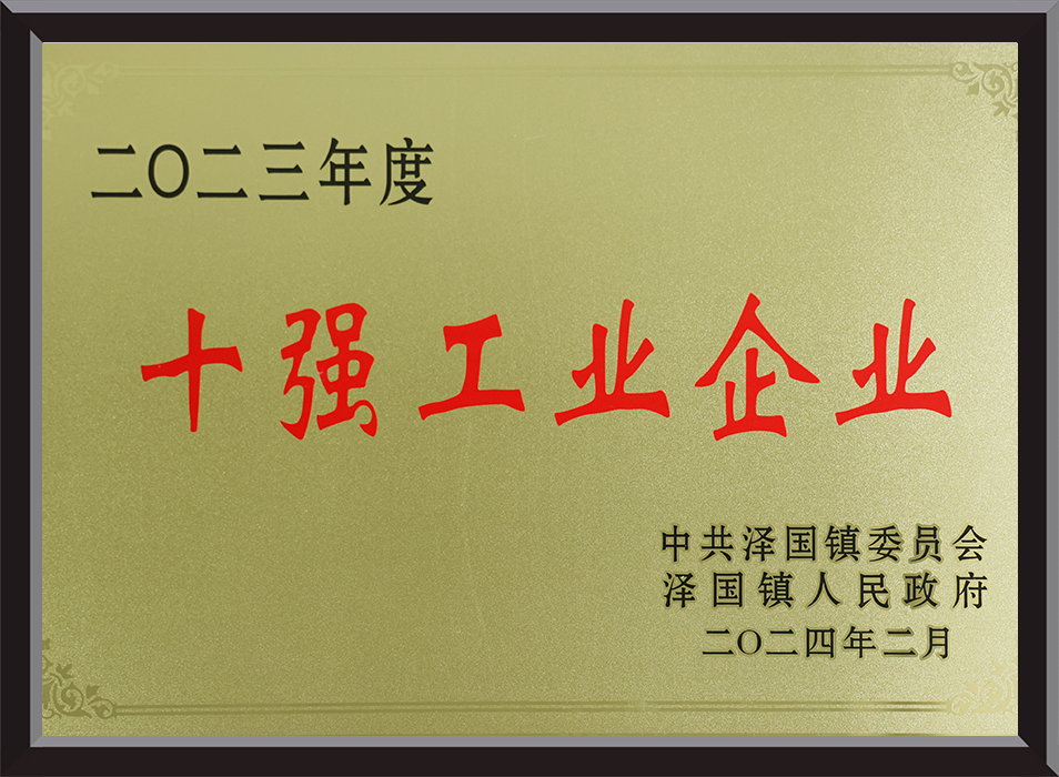 十强工业企业