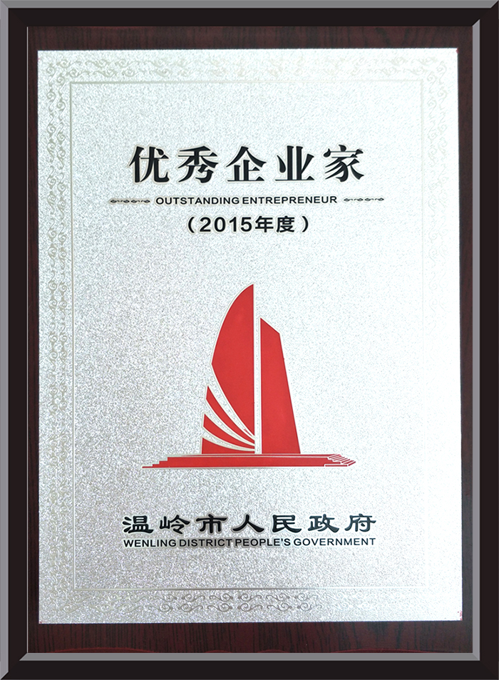 2015年度优秀企业家